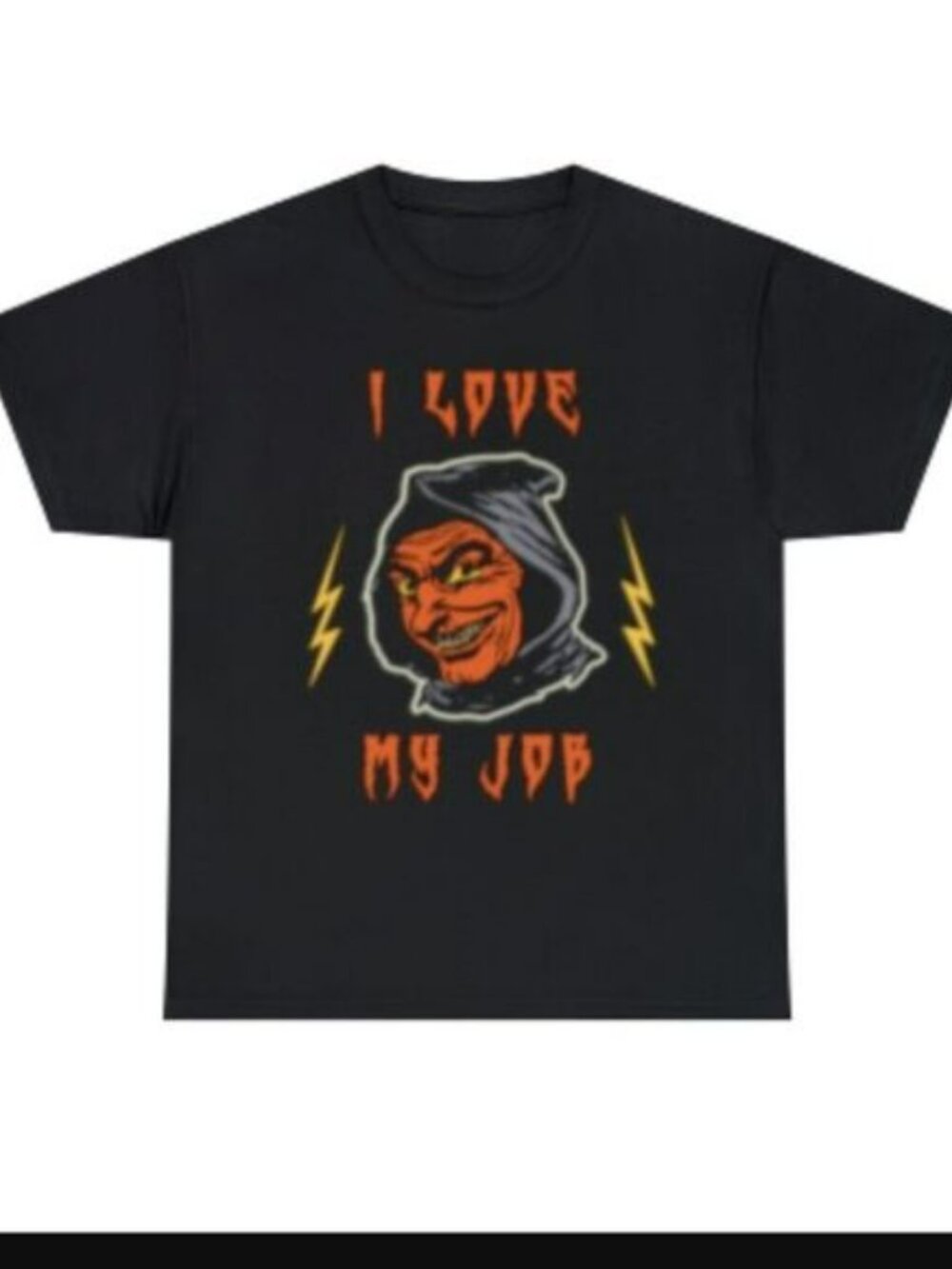 "I Love My Job: Scaring as a Wizard Tee! 🧙‍♂️🔮 Perfect for those who find humo